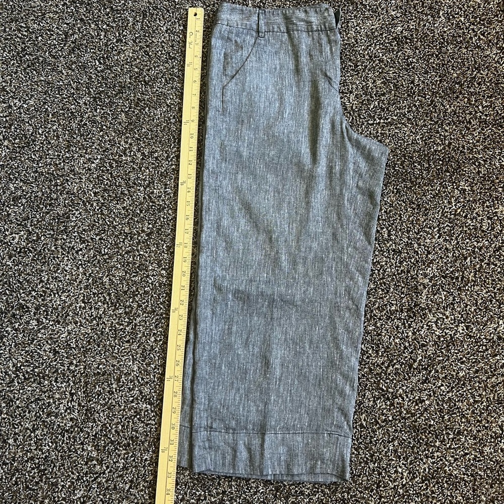 Gray Cropped Women's Pants - Picture 6 of 6